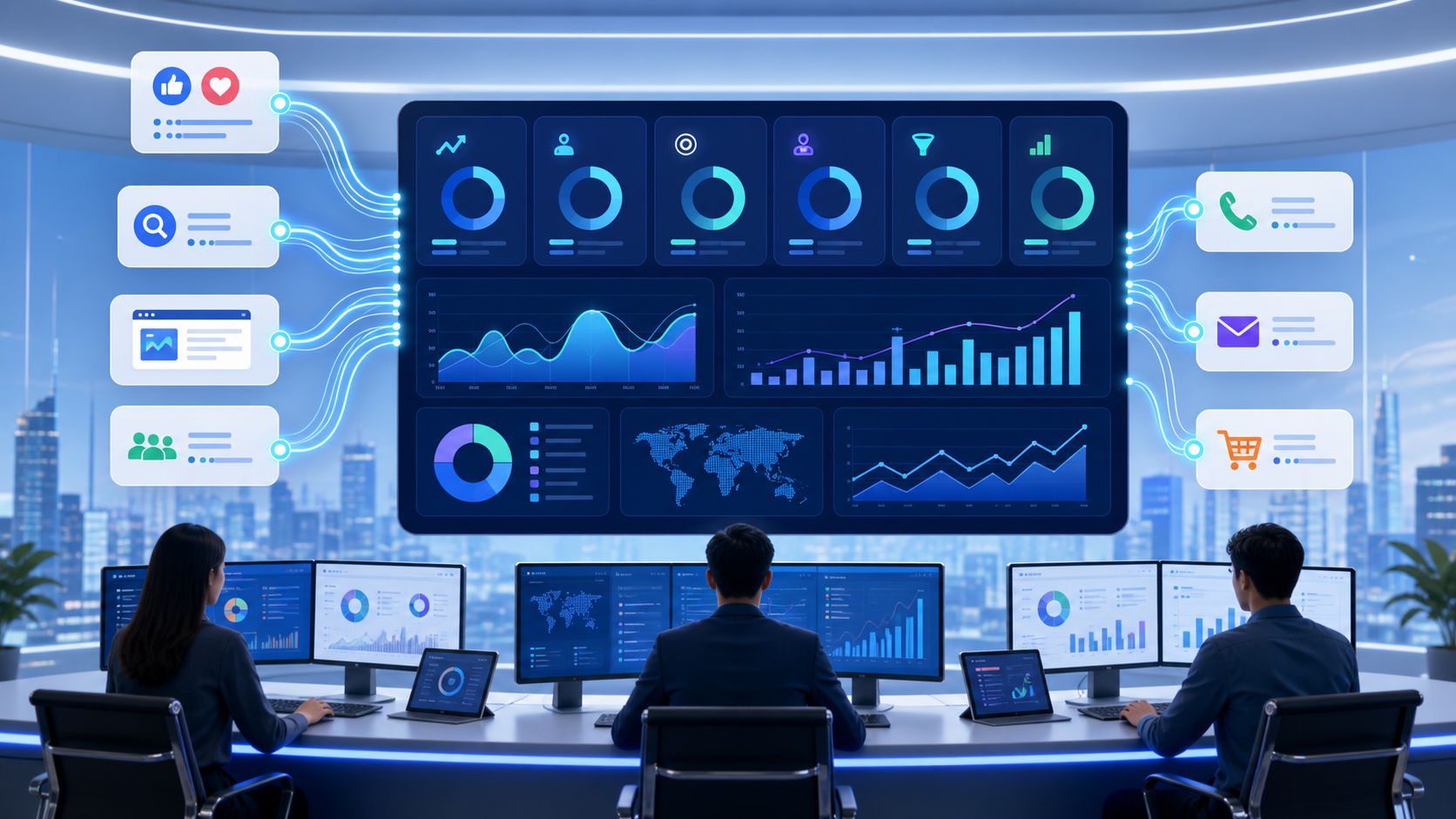 Hệ thống đo lường Marketing hợp nhất dữ liệu quảng cáo, website, CRM và doanh thu