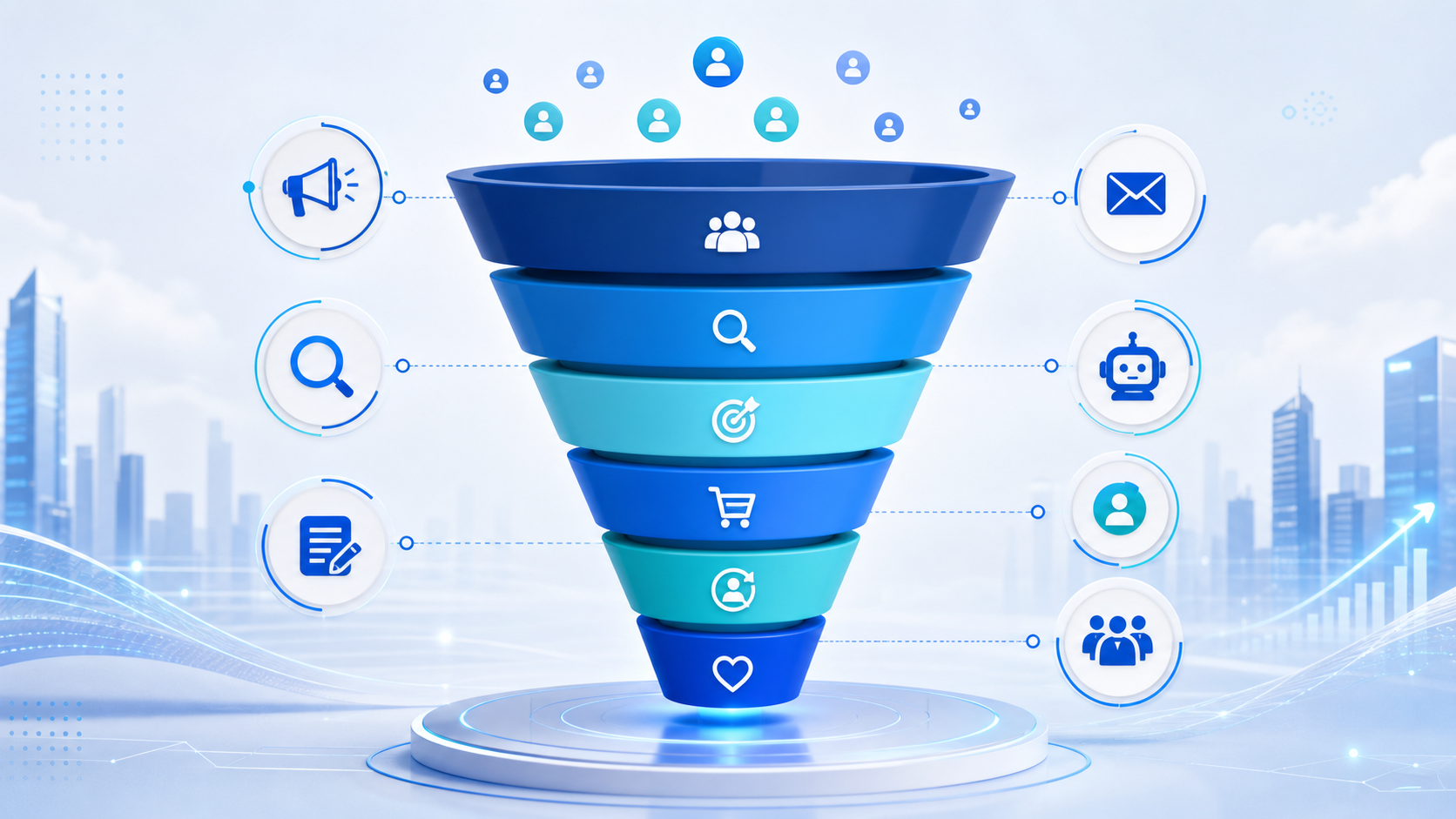 Thiết lập mục tiêu Marketing theo từng tầng phễu khách hàng